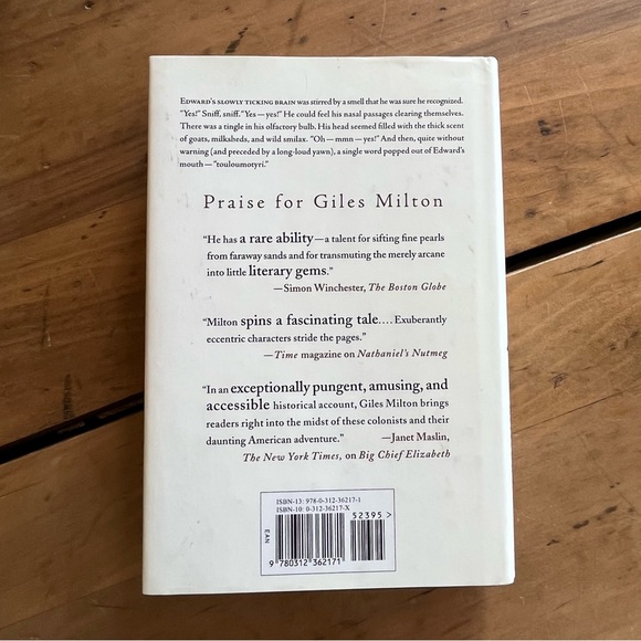 Edward Trencom's Nose: A Novel of History, Dark Intrigue & Cheese Hardcover Book - Picture 2 of 5